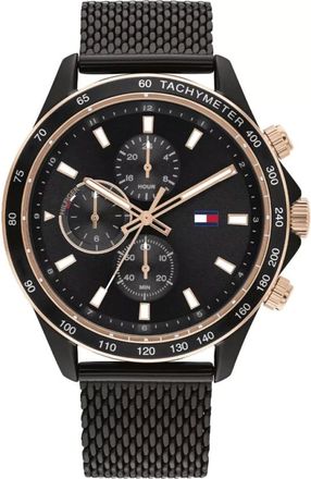 Tommy Hilfiger Accessoires, Heren, Zwart, ONE Size, Miles Horloge