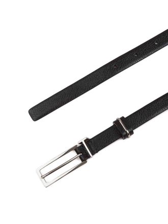 Tom Ford Mens Belt T Loop Black Leather Goat
