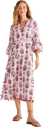 Calypso St. Barth Sarina Kaftan in French Spring Begonia at Nordstrom, Size X-Small