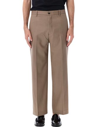 Nine In The Morning Apollon Structured Mid-Rise Straight-Leg Casual Pants