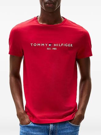 Tommy Hilfiger cotton t-shirt - men - Cotton - M - Red