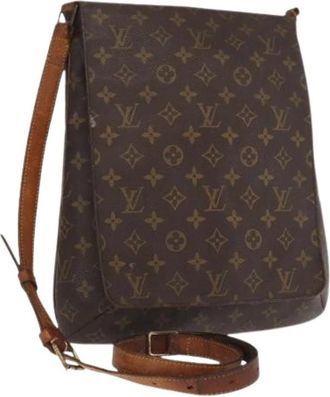 Louis Vuitton Pre-owned Vintage Cross Body Bag - Dames - Vintage Schoudertas - Bruin - ONE Size - Vintage