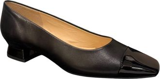 Brunate Womens Biba Leather Pumps In Softlack Nero Nappa Nero