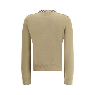 Burberry Womens Brown Wool Oves Aries Cardigan Clothing