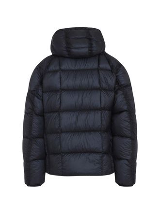 C.P. Company Mens Hooded Puffer Jacket D.d. Shell Blue Polyamide Padded & Down