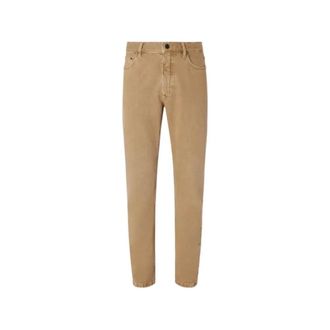 Ermenegildo Zegna Slim-fit Jeans, male, Beige, Size: W33 Roccia Trousers
