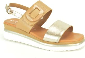 Repo 2B DZ Wedges - Dames - Sleehakken - Bruin - 41 EU - Schoenen