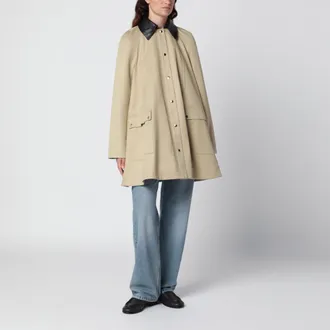 CORDERA Cappotto voluminoso camel in cotone