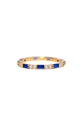 Girls Crew x Harry Potter House Band Ring in Gold/Ravenclaw at Nordstrom, Size 7