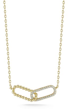 Glaze Jewelry Sterling Silver Double Oval Link Necklace