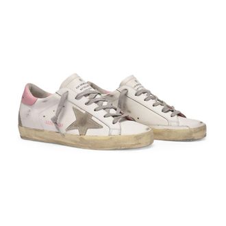 Golden Goose Womens Super-Star Sneaker White Calfskin