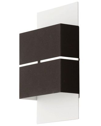 Eglo Eglo Kibea 2 Light Integrated Led Outdoor Wall Light With Matte Black Finish