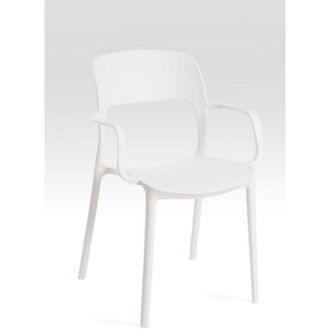 Regalos Miguel Regalos Miguel - Sillas Jard&iacute;n - Silla Inis Con Reposabrazos - Blanco