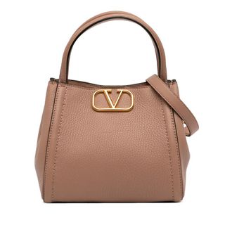 Valentino Pre-owned Valentino Small Grainy Calfskin Alltime Satchel Ladies IS0OHXJXSUA8523W