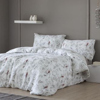 COTTON ARTEAN Funda n&oacute;rdica Algod&oacute;n doble gasa prelavado Blanco 240x220 Cama 150