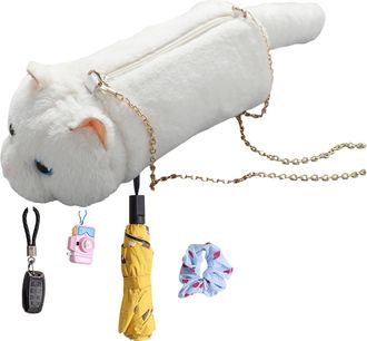 Generic Plush Bag - Cat Bag | Cat Purse, Plump Wallet, Plush Purse, Cats Shaped Animal Wallets, Stylish Shoulder Bags, Phone Wallet, Suitable For Women/Girls