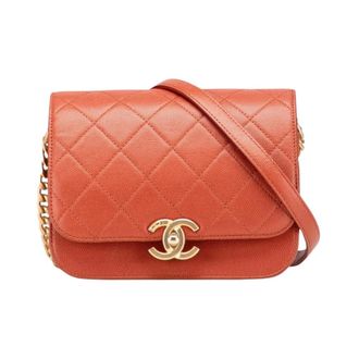 Chanel Pre-owned Elegante Flap Tas met Kettingdetail - Dames - Pre-owned - Rood - Maat: ONE Size