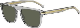 HUGO BOSS BOSS 1599/S 0KB7 QT Transparent Grey/Dark Green