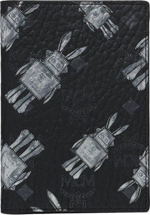 MCM Ottomar Passport Holder in Rabot Visetos in Black at Nordstrom