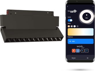 OEM Foco Lineal Led Ajustable Wifi Zigbee De 12 W Para Rieles Magn&eacute;ticos Smart Track 48 V Cc, Regulable Entre 3000 Y 5000 K