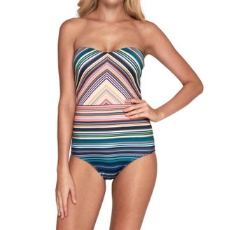 Jets By Jessika Allen Bandeau One Piece Swimsuit In Australia Spectrum