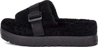 UGG (WMNS) UGG Fluffita Thick Sole Black Slippers 1113475-BLK