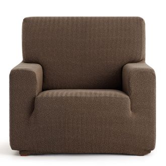 Eysa Funda de sill&oacute;n biel&aacute;stica marr&oacute;n 80 - 130 cm