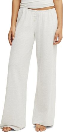 Cotton On Womens Dreamy Soft Wide Leg Pant in Light Grey Marle at Nordstrom, Size Xx-Small