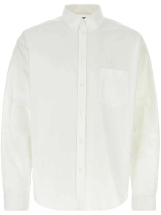 Balenciaga Political Stencil shirt - men - Cotton - 40 - White