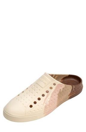 Native Jefferson Water Friendly Slip-On Clog in Chameleon Flax Marble at Nordstrom Rack, Size 10
