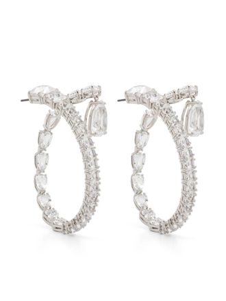 Swarovski Orecchino a cerchio Matrix - Argento