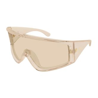 Saint Laurent Gafas de sol Shield - Accessories - Mujer - Beige - ONE SIZE