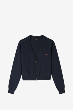 A.P.C. Verk&uuml;rzter Baumwollcardigan B&eacute;r&eacute;nice