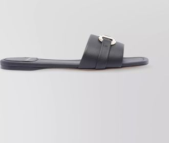 Ferragamo slide sandals gancini ornament
