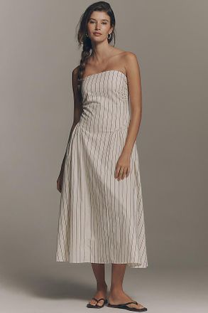 Faithfull The Brand Benetta Strapless Midi Dress