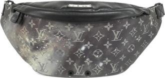 Louis Vuitton Black Coated Canvas Shoulder Bag (Pre-Owned)