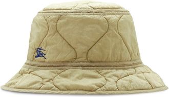 Burberry Crinkled Quilted Bucket Hat, Size Large