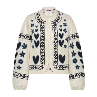 Fab By Fabienne Chapot Fabienne Chapot, Jassen, Dames, Beige, M, Katoen, Simon Padded Jacket