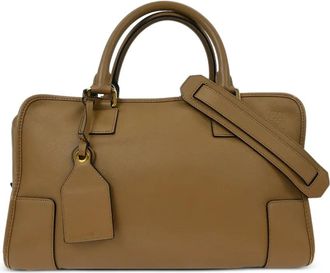 Loewe 2017 Amazona 36 leather tote bag - Brown
