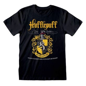 Retro Styler Harry Potter Hufflepuff Men T-Shirt Black XXL, 100% Cotton, Regular