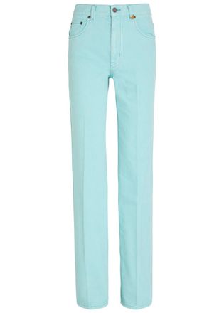 Chlo&eacute; Straight-leg Jeans - Turquoise - 27 (W27 / UK8-10 / S)