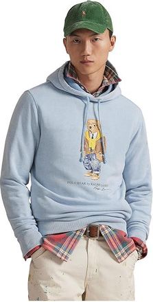Polo Ralph Lauren Polo Bear Garment-dyed Fleece Hoodie Mens Sweatshirt Southport Blue/Heritage Bear : 2XL, Cotton/Polyester