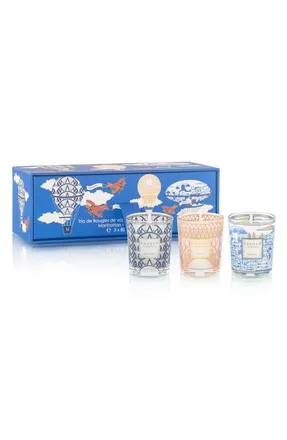 Baobab Manhattan-Paris-Mykonos Travel Candle Trio in Multicolor at Nordstrom