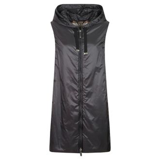 Max Mara Imbottito Smanicato - Dames - Jassen - Zwart - Maat: XS Zijde