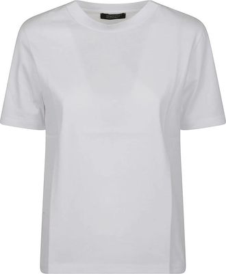 Aragona T-shirt met Ronde Hals - Dames - T-shirts - Wit - M - Tops