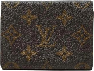 Louis Vuitton Pre-owned Business Card Case - - Pre-owned - Donna - Marrone - ONE SIZE