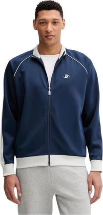 Guess Fulvio Full Zip Sweatshirt - Heren - Vesten met rits - Blauw - L - Polyester - Hoodies & sweatvesten