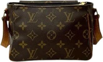Louis Vuitton Pre-owned Pochette Schoudertas - Dames - Vintage Schoudertas - Bruin - ONE Size - Leer - Vintage