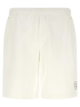 Brunello Cucinelli Off White Logo Shorts