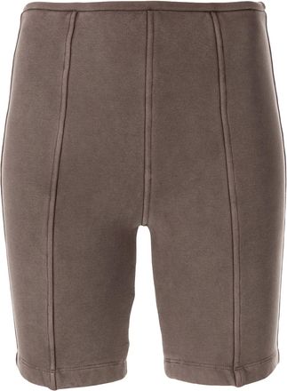 Alexander Wang Shorts da ciclismo a vita alta - Marrone